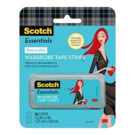 Scotch Essentials Wardrobe Tape Strips, 36 Strips (W-101-A)