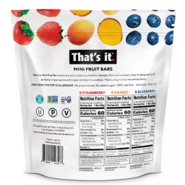 That’s it. That's It Mini Fruit Bars Strawberry, Mango, Blueberry 24 ct 16.8 oz