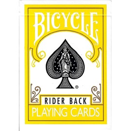 Bicycle Rider Back Yellow Deck