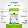 Lindens Zinc Citrate 50mg - 100 Vegan Tablets - Immune