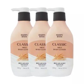 Happybath 해피바스 정말 순한 바디로션 400g x3 Happy Bath Really Mild Body Lotion 400g x3