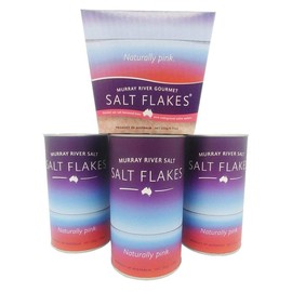 Murray River Salt - Multipack Gift Set - (3) 200G Canisters & (1) 250G Chef Box