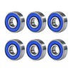 ZXfad 6pcs 608RS ABEC-9 Kugellager, geeignet für Skateboard, Roller und