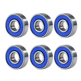 ZXfad 6pcs 608RS ABEC-9 Kugellager, geeignet für Skateboard, Roller und Inlineskates