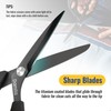 Damita 8.5" Heavy Duty Sewing Scissors - Black Titanium Coated