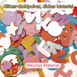 116 pegatinas de letras, letras de goma espumosa, autoadhesivas, letras adhesivas grandes para niños, kit de accesorios de scrapbooking, manualidades, diseño y decoración