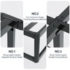 Arhomefurni Box Spring, Metal Frame Mattress Foundation with Fabric Cover,