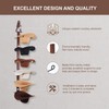 CANWUPON Cowboy Hat Rack Holder - Wild Western Style Design