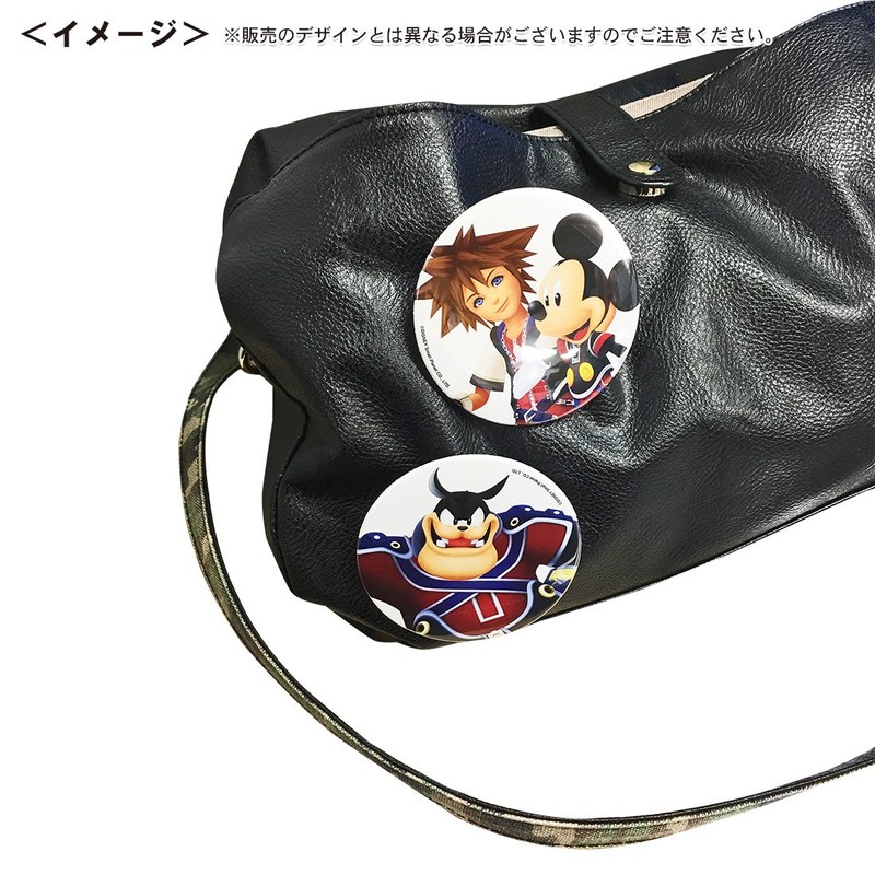 キングダム ハーツ 缶バッチ φ7.5cm ミッキーマウス&ソラ APDS3429