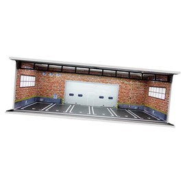 Perfeclan 1:64 Scale Model Car Display Case Protective Cover Illuminated Collectible Display Case Collectibles for Mini Dolls Model Cars Diorama