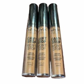 NYX Can't Stop Won't Stop Contour Concealer 24H Matte Finish MAHOGANY 3pack