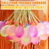 STFYUG 555 Pieces Water Bombs Self-Closing, Colourful Water Balloons with