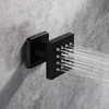 Cascada Modern Solid Brass 16-Nozzle Square Body Spray Jets Shower