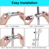 OSDUE Hand Shower Holder for 16-27MM Slide Bar, Adjustable Replacement