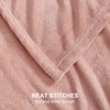 EHEYCIGA Fleece Blanket Dusty Pink Throws for Sofas Fluffy Warm