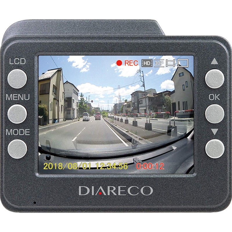 Nplace NDR-RC173 Dash Cam (2-inch LCD, 2 Megapixels, G Sensor),