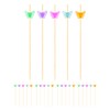 OGGI Butterfly Cocktail Picks for Drinks 20 pcs - Butterfly