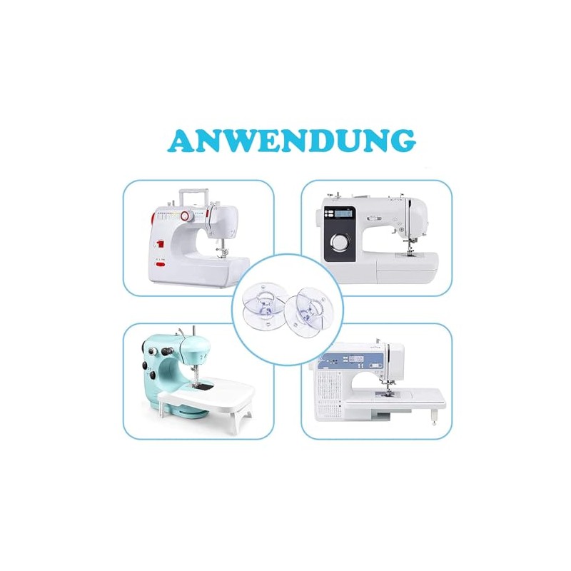 Sewing Machine Bobbins with Bobbin Box, Bobbins Sewing Machine Bottom