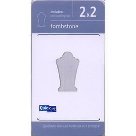 QUICKUTZ We R Memory Keepers 2-Inch by 2-Inch Die, Tombstone