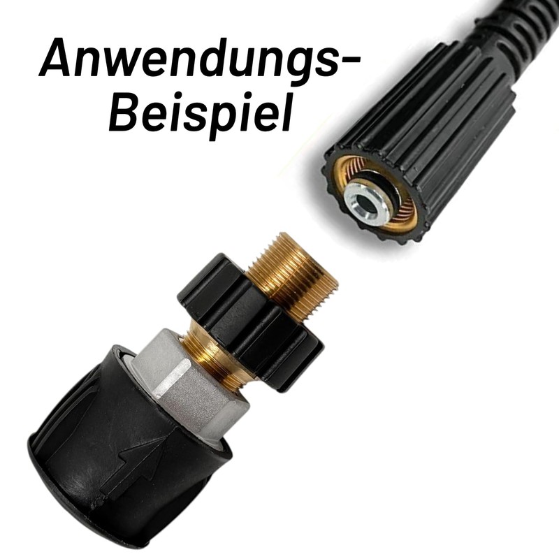 M&M Smartek Parkside Pressure Washer Adapter - Quick Connect to