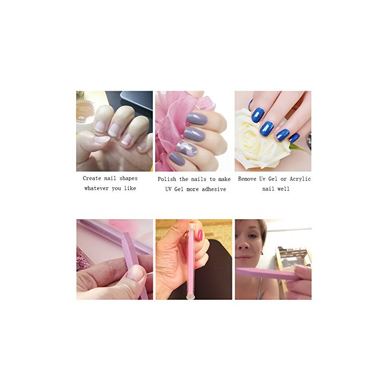KADS Lima de uñas Manicura Lima Herramienta de uñas Pumice