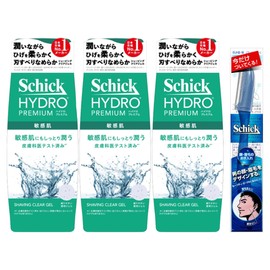 Schick Hydro Premium Shaving Gel for Sensitive Skin 200g x 3 Bonus