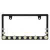 DAISY License Plate Frame, 3D Floral Pattern, Matte, License Frame,