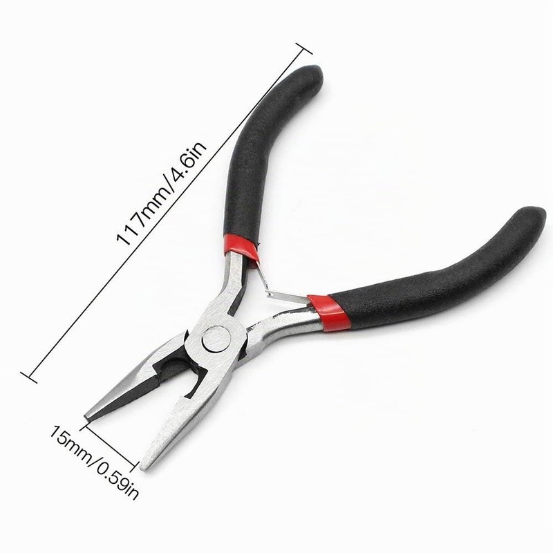 YapitHome Jewellery Pliers Flat Pliers with Flattened