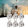 10PCS M15 Pulley Block Stainless Steel Heavy Duty Traction Wheel