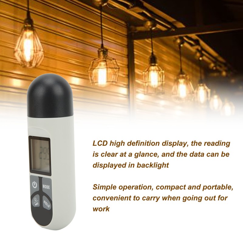 Light Meter High Accuracy LCD Clear Display Portable Large Range
