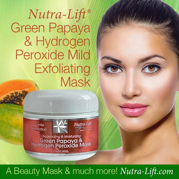 Nutra-Lift Green Papaya & Hydrogen Peroxide Mask (1.5oz jar) NEW FORMULA