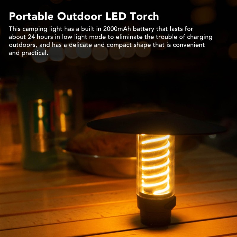 Portable Outdoor Camping LED Lamp 2 In 1 Mini Camping