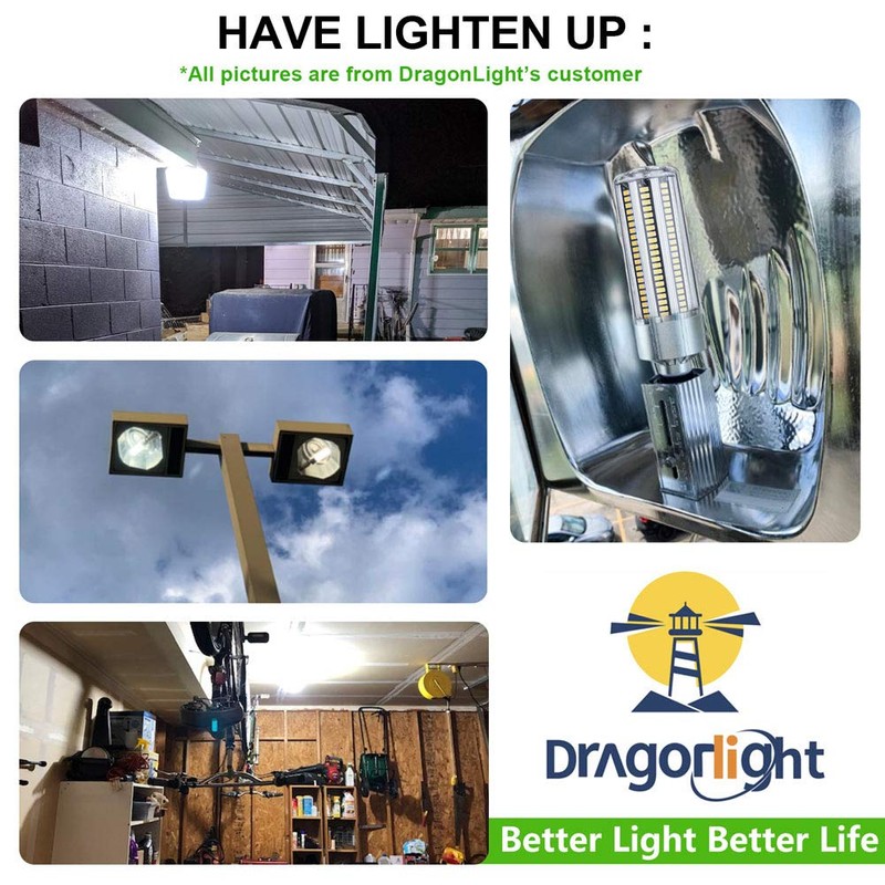 DragonLight 54W Super Bright Corn LED Light Bulb (400 Watt