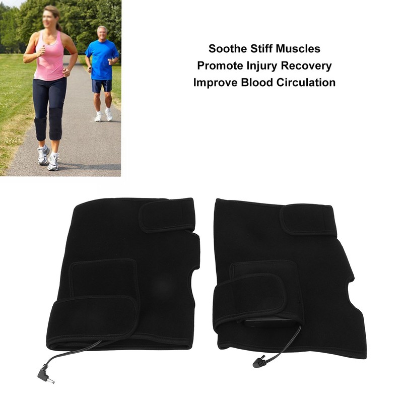 Heated Knee Brace Wrap 3 Levels Reduce Arthritis Pain Heated