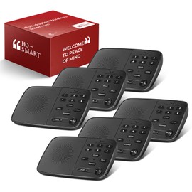 Hosmart Intercoms Wireless for Home UltraSpeak Pro, 2024 Full Duplex Wireless Intercom System for Business, Room to Room Intercom Two Way Real-time Intercom with 1200 Feet Range (6 Packs)