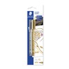 Staedtler 8323-SBK2 Metallic Markers - Gold/Silver (Pack of 2)