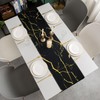 Spring Table Runner Modern Table Runner Linen Summer 33 x