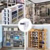 Graplan 120 Pieces Shelf Support Pegs,Shelf Support Stud pegs,Transparent Metal