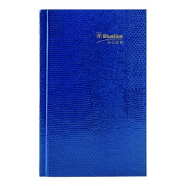 Blueline® 2026 Traditional Daily Planner, Appointment Book, 12 Months, January to December, Perfect Binding, 8" x 5", Blue, Bilingual (C1504.82B-26)