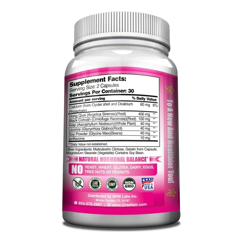 Greenatr Suplemento Menopausia Ginseng Y Ginkgo Biloba
