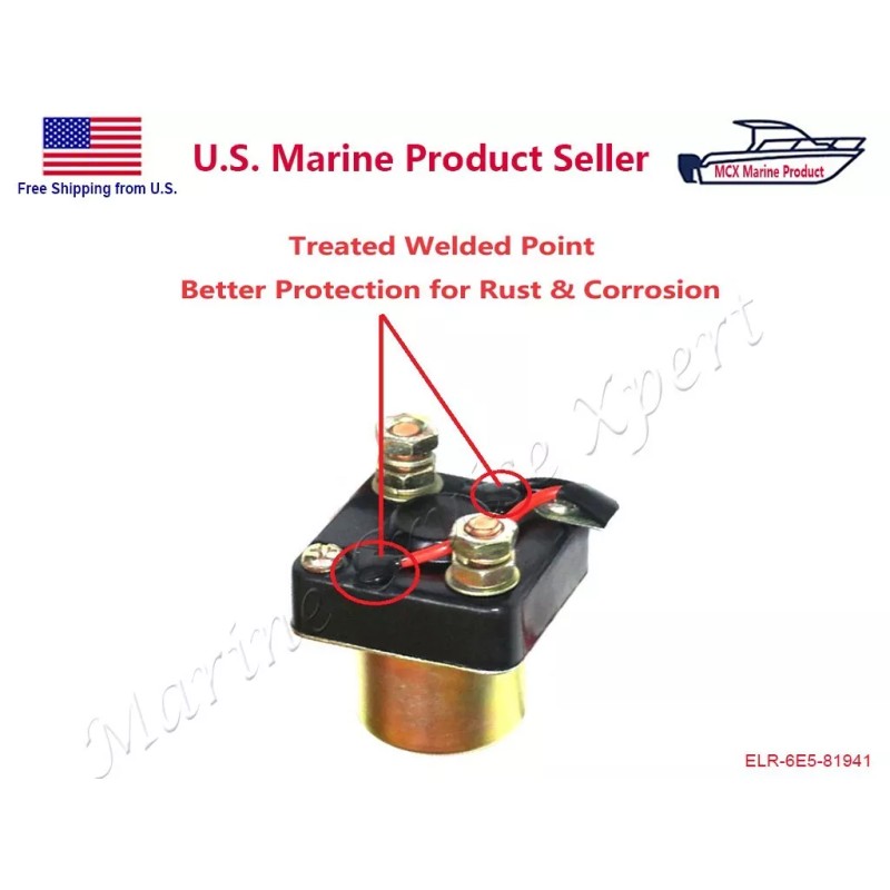 STX Starter Relay Solenoid for Mercury Mariner Outboard 15 20