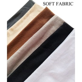 Hjiaruiky Thick Headbands for Women Wide Cloth Fabric Cute Stretchy Soft Running Yoga Headbands Womens Fashion Head Bands for Women's Hair Accessories Black Brown 6pcs