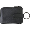 Slip-On AZ Key Pouch, Solid Black, A-IAZ-4506, Genuine Leather, Key