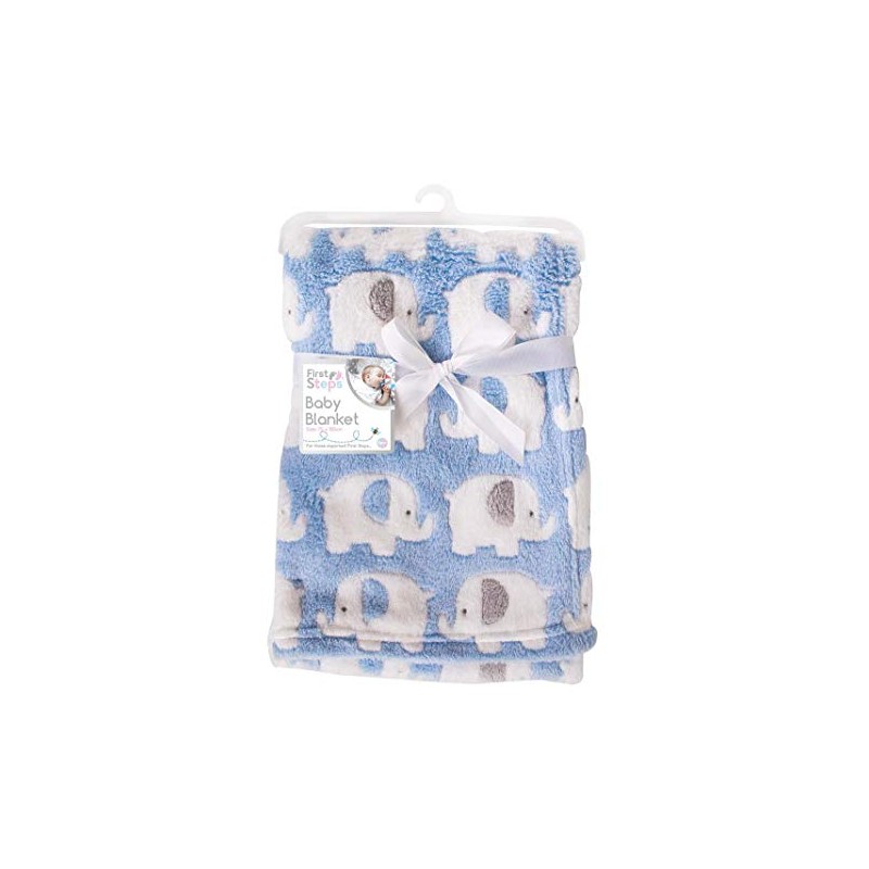 Soft Fleece Baby Blankets for Pram, Cot, Crib, Moses Basket