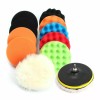 Unbranded Car Buffing Pads Polishing Waxing Sponge Kit Set Foam