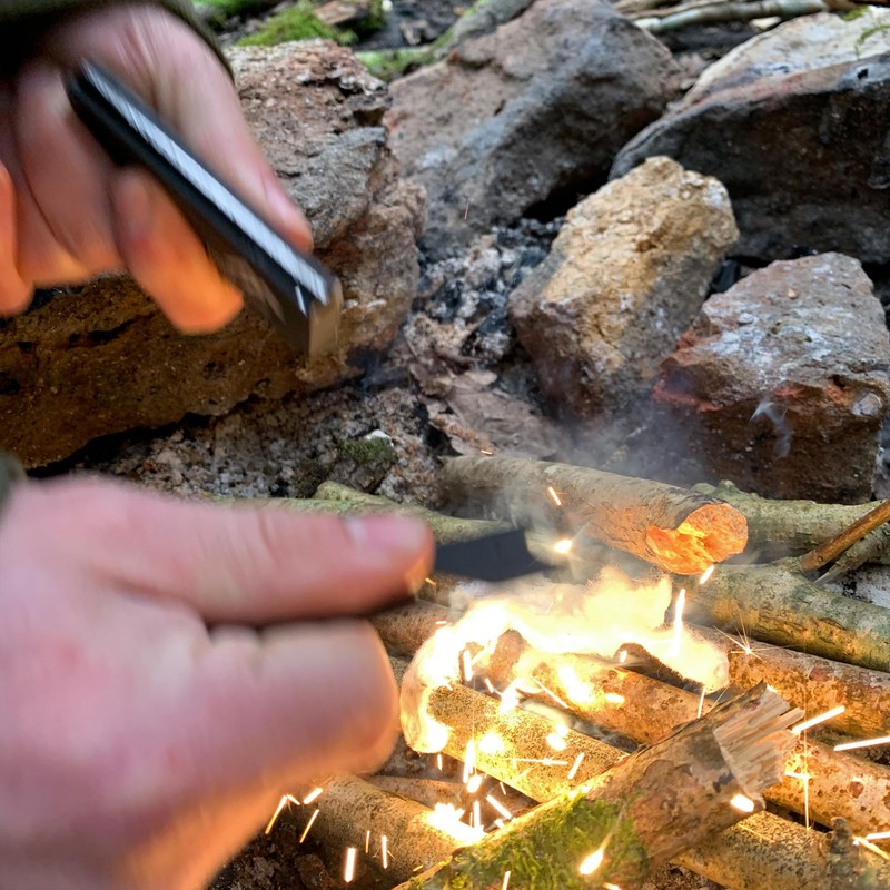 Magnesium Flint Fire Starter | Survival Fire Steel Blocks &