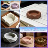 2pcs Silicone Resin Ashtray Molds Set for DIY Diamond Square