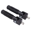 1 Pair Universal Motorcycle Footrests Rear Set Footpegs with 8mm
