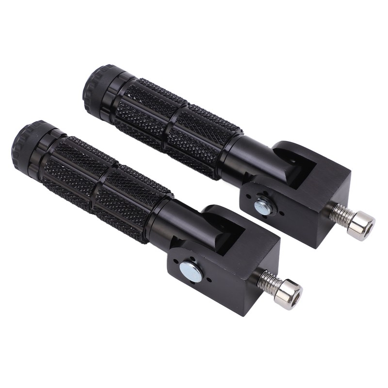 1 Pair Universal Motorcycle Footrests Rear Set Footpegs with 8mm