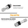 GEARZAAR 10x Stainless Steel Wheel Tire Valve Stems Hight Pressure